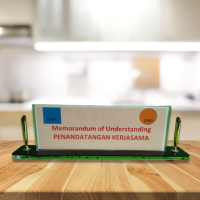 MoU Signature Acrylic