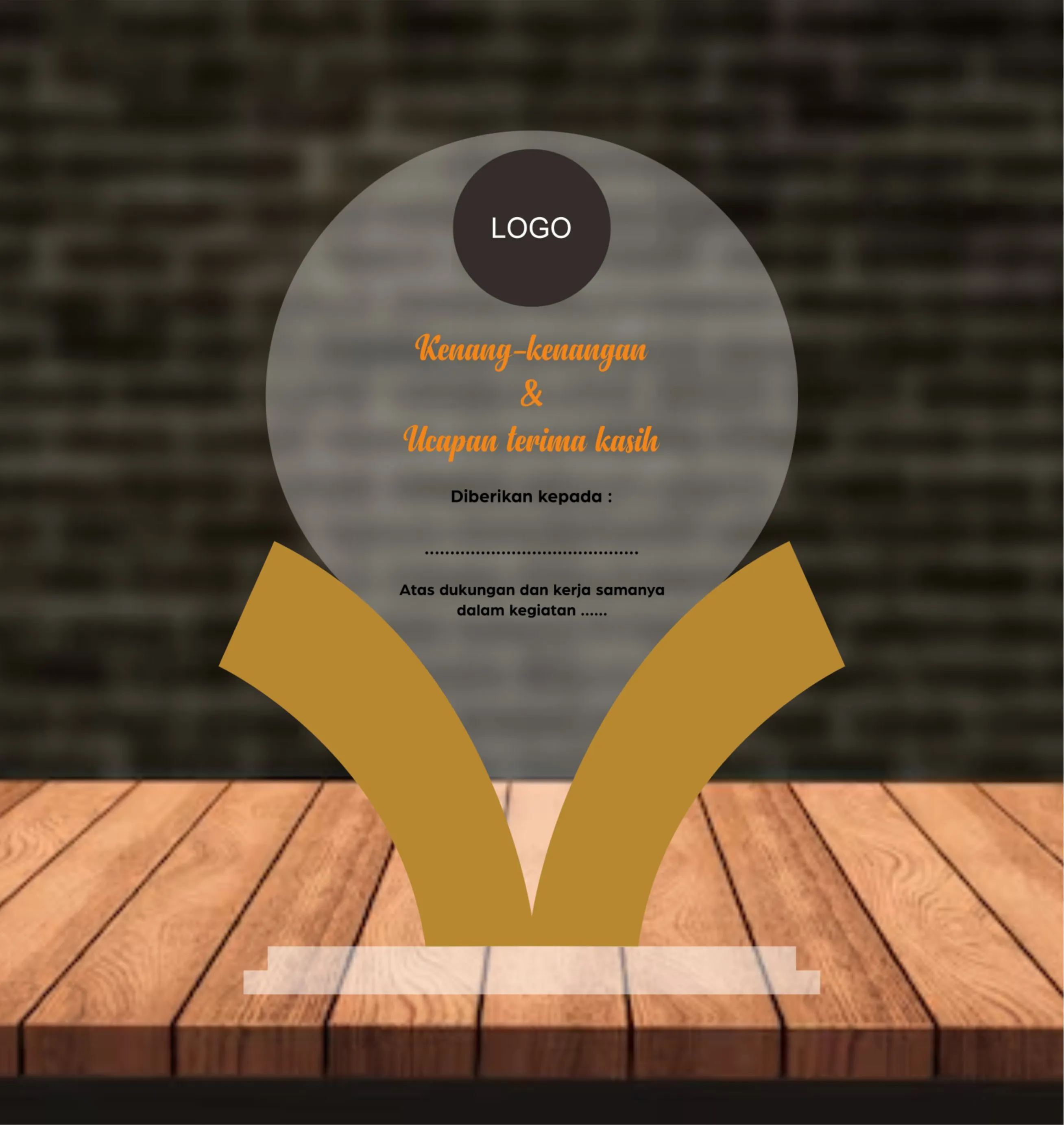 Plaque/Plakat TEMPLATE 011