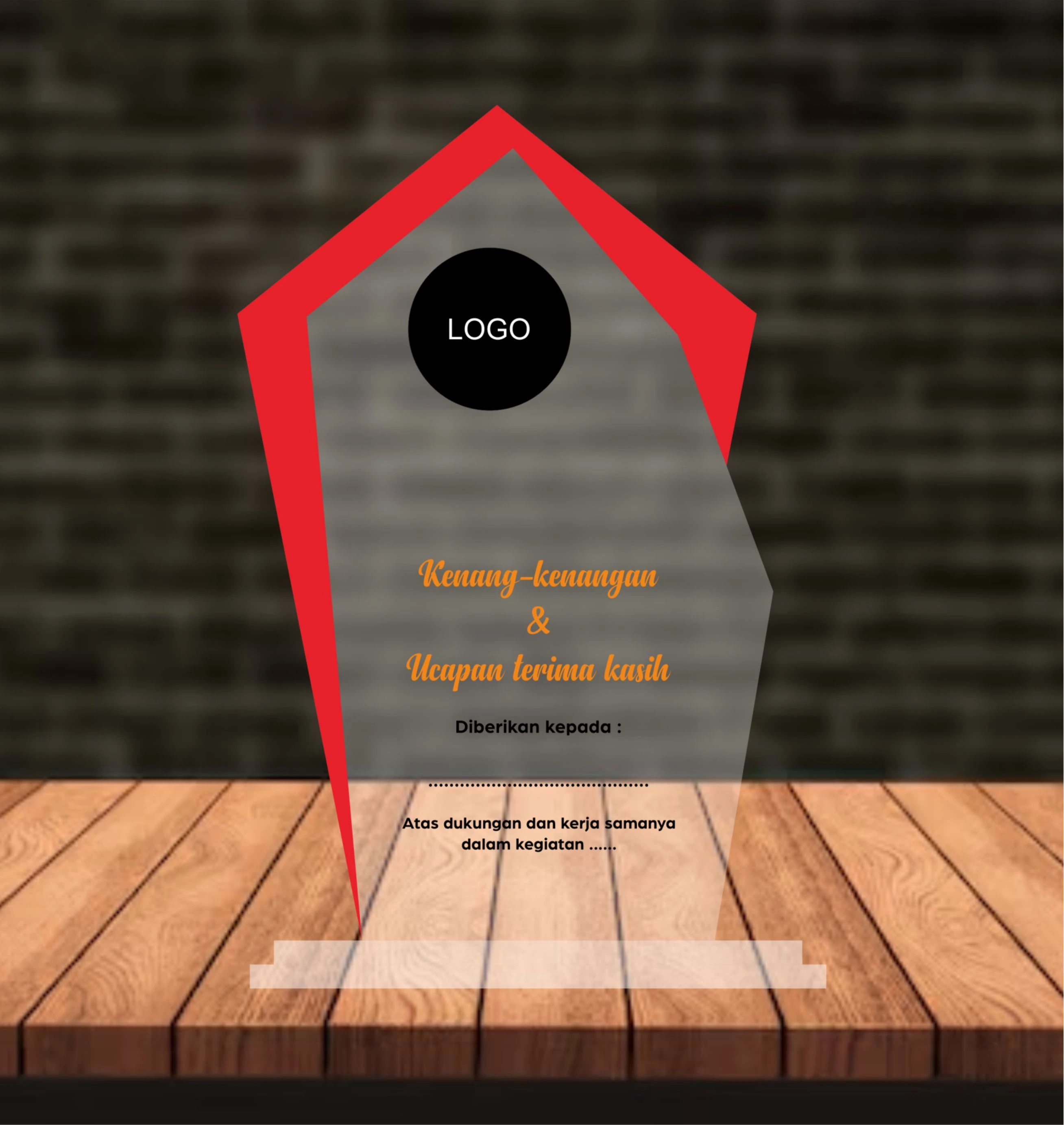 Plaque/Plakat TEMPLATE 019