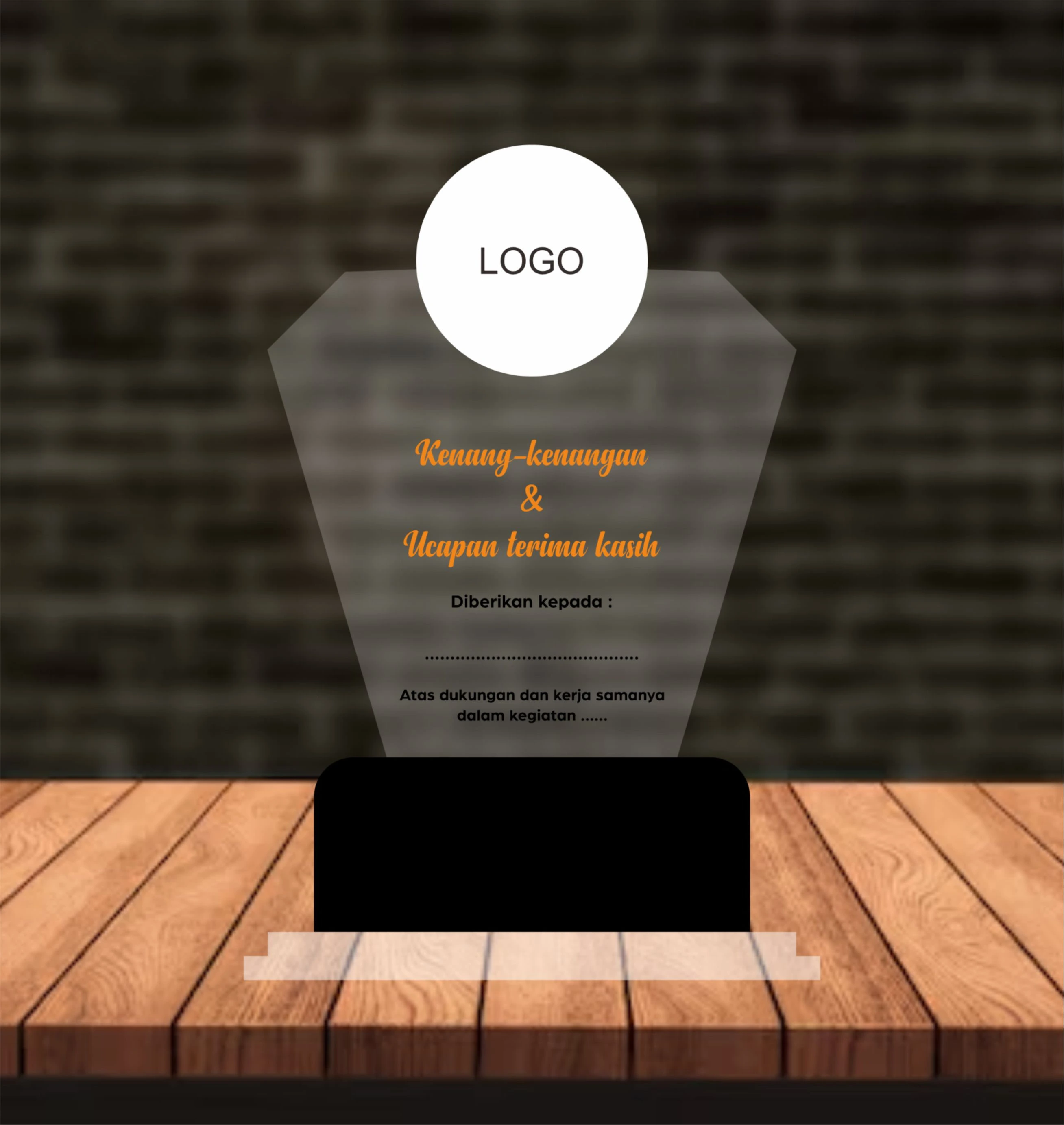 Plaque/Plakat TEMPLATE 009