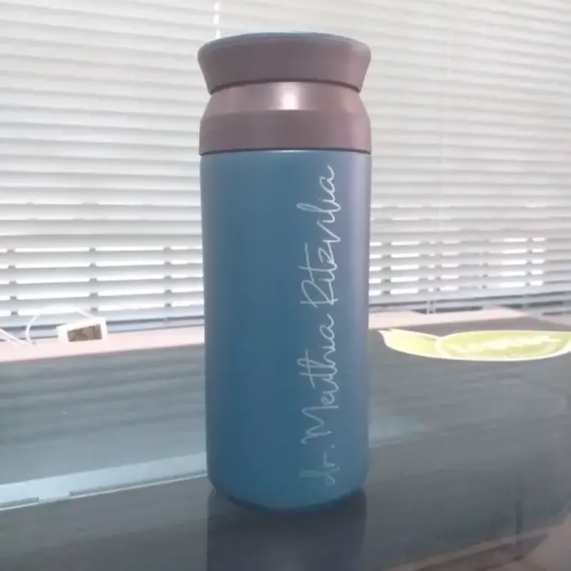 Blue Travel Tumbler Nametag Edition